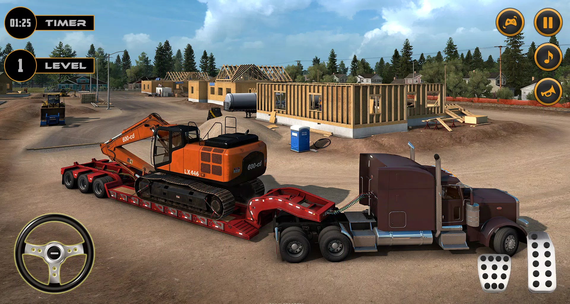 Real Excavator Simulator Games Скриншот 1