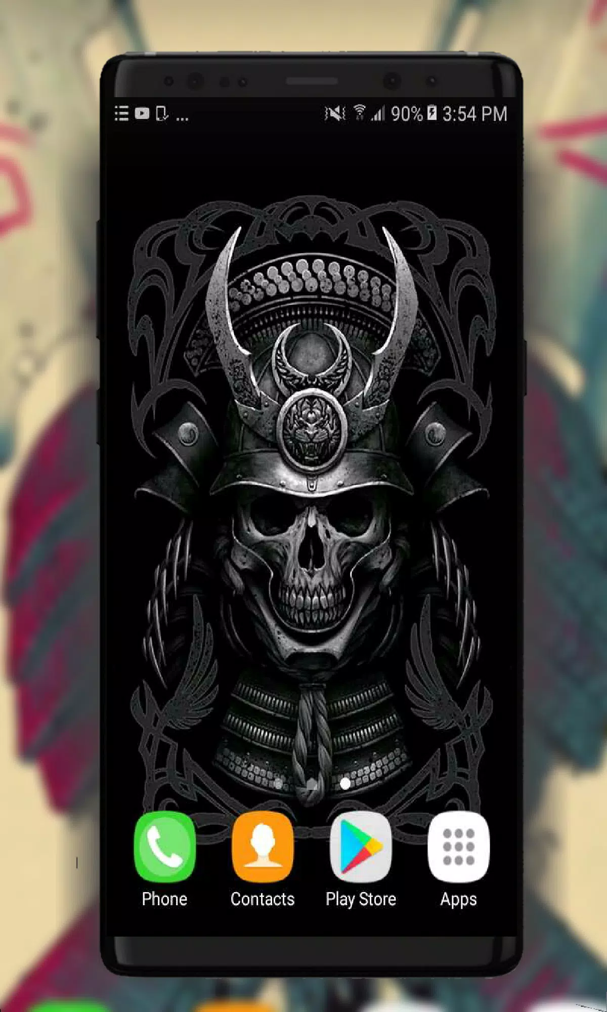 Samurai Art Wallpaper Ekran Görüntüsü 3