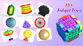 Fidget Toys Set Pop It Bubble 스크린샷 0