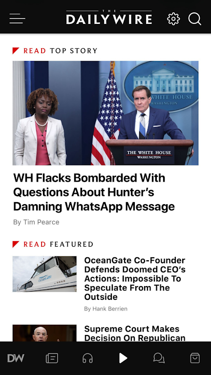 DailyWire+ Captura de pantalla 1