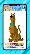 Scooby coloring doo cartoon ga應用截圖第1張