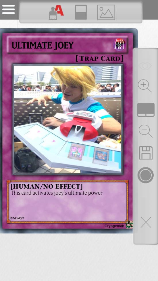 Yugioh Card Maker ภาพหน้าจอ 1