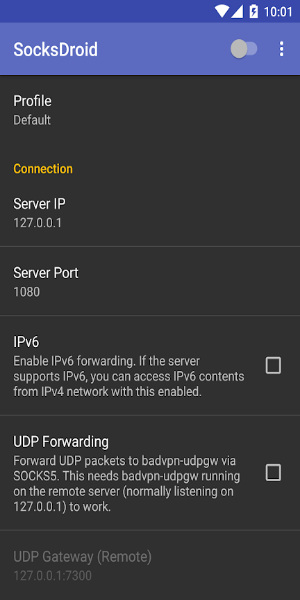 SocksDroid應用截圖第0張