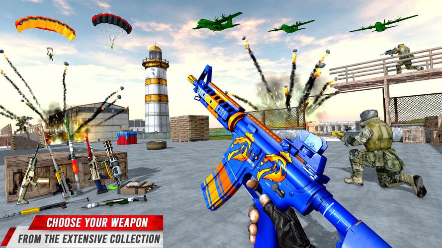 FPS Shooter:3D Gun Fire Games スクリーンショット 1