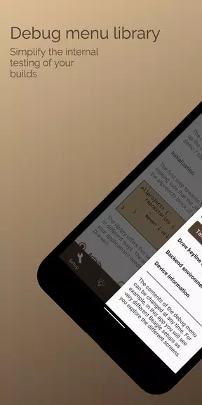 Beagle - Debug menu demo Скриншот 0