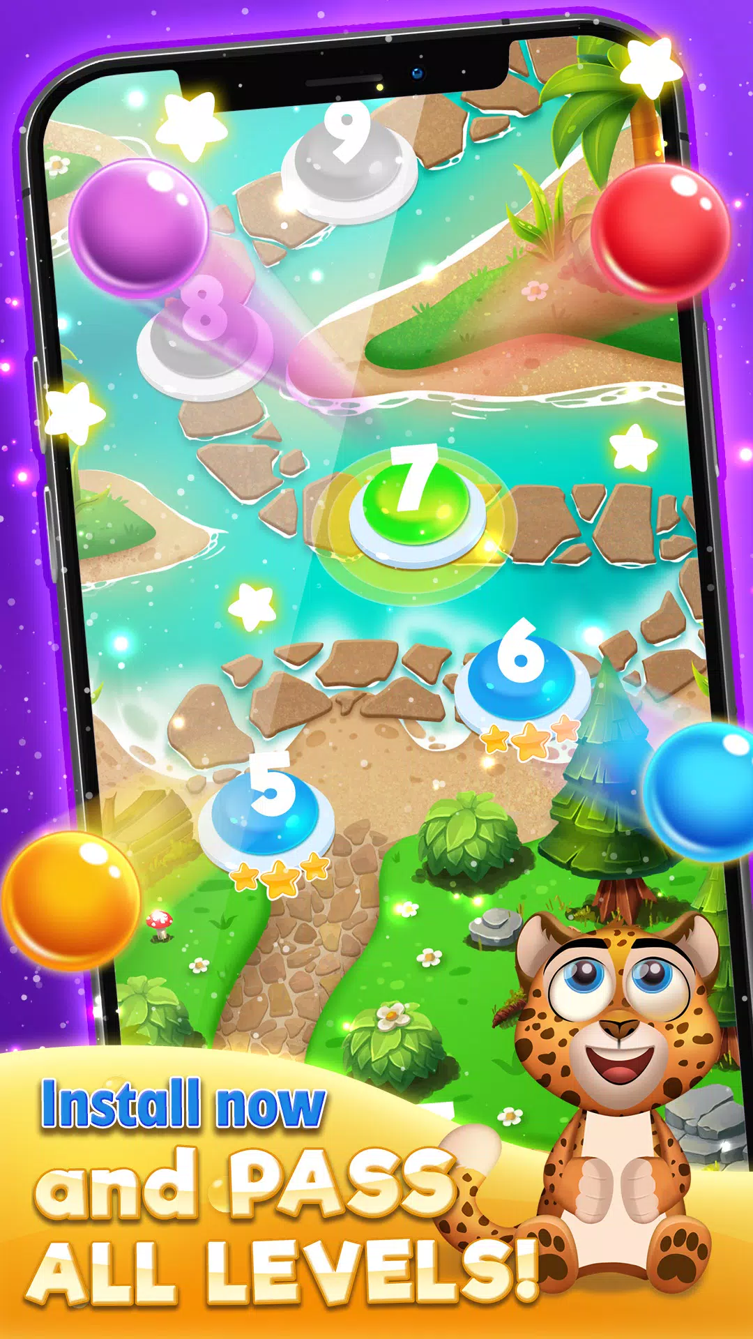 Bubble Pop: Wild Rescue स्क्रीनशॉट 3