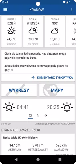 Meteo ICM — weather forecast Zrzut ekranu 2