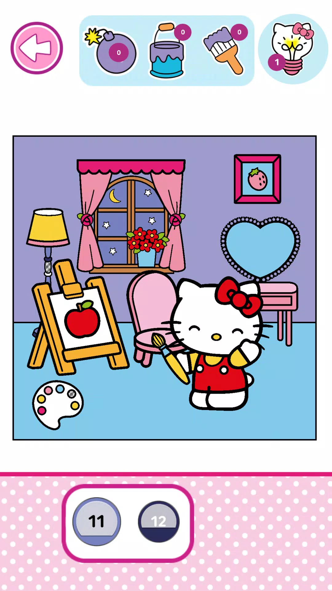 Hello Kitty: Libro Colorear Captura de pantalla 3