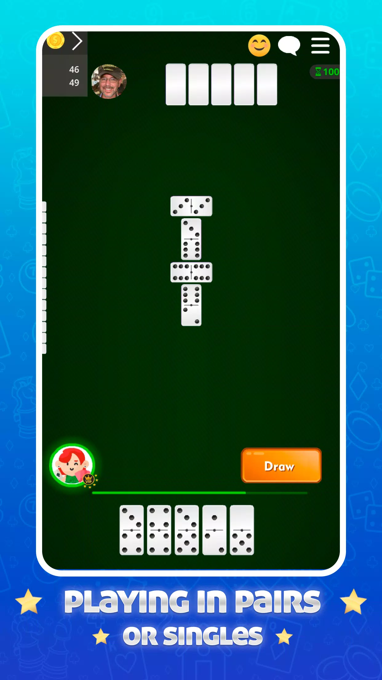 Dominoes Online - Classic Game Capture d'écran 3