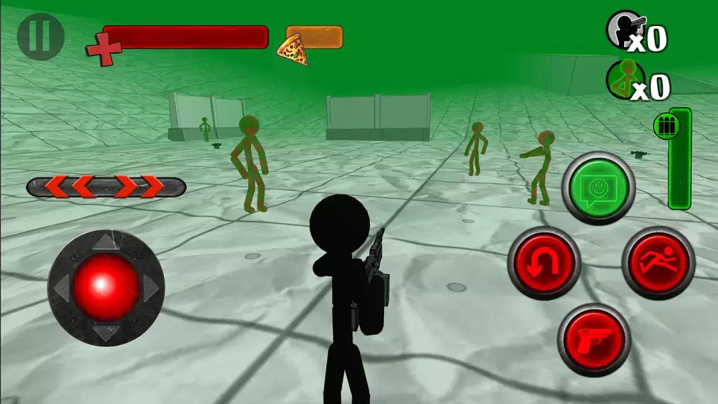 Stickman Zombie 3D Скриншот 0