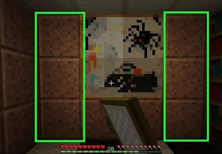 Hoe een schilderij op te hangen in Minecraft