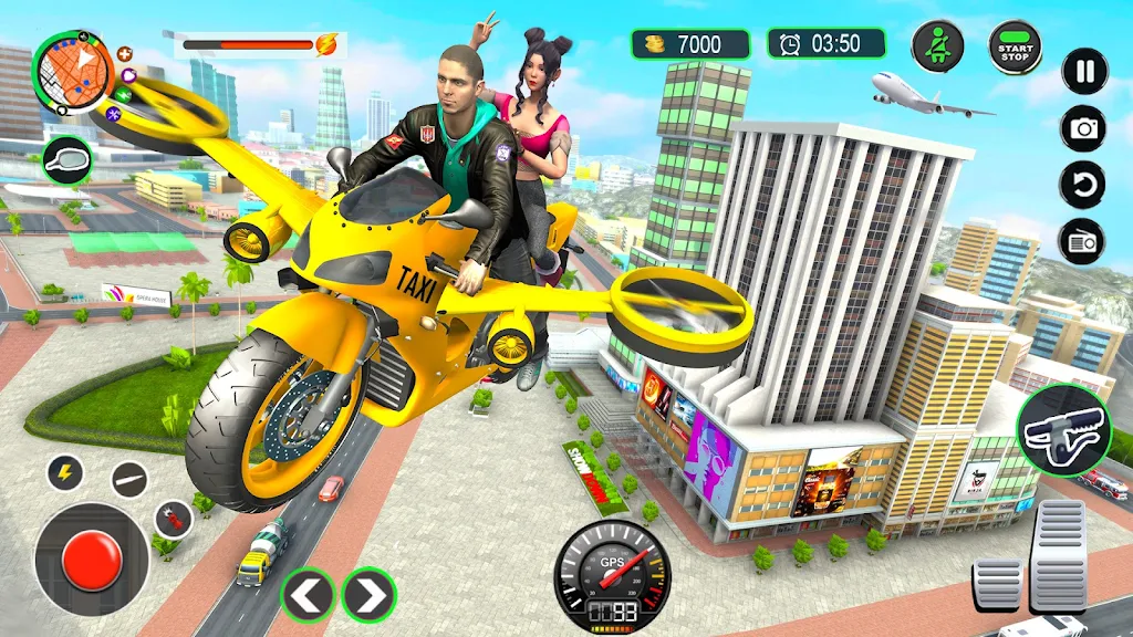 Flying Bike Driving Simulator 스크린샷 3