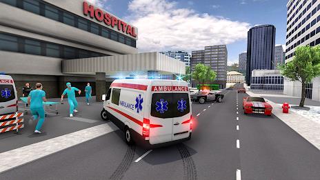 Ambulance Simulator Car Driver Ảnh chụp màn hình 0