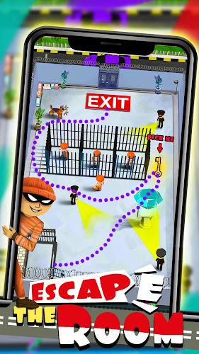 Thief Puzzle: Draw to Escape ภาพหน้าจอ 2