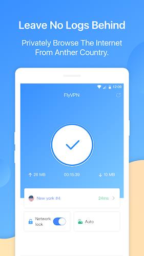 FlyVPN - Secure & Fast VPN ภาพหน้าจอ 0