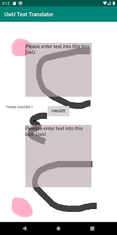 UwU Text Translator ภาพหน้าจอ 1