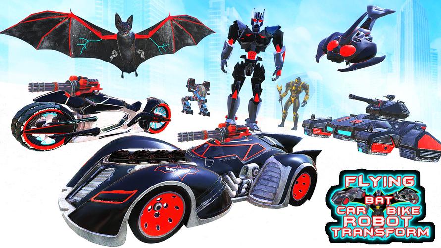 Bat Robot Fighting Game Capture d'écran 0