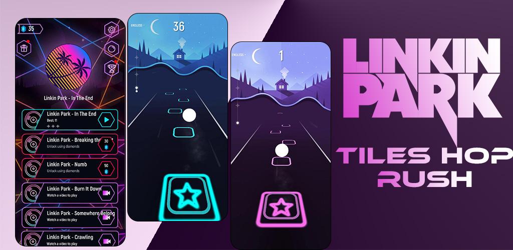 Linkin Park Tiles Rush -  Hop Tangkapan skrin 0