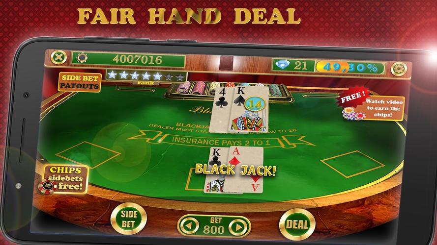 Blackjack 21 Pro 스크린샷 0