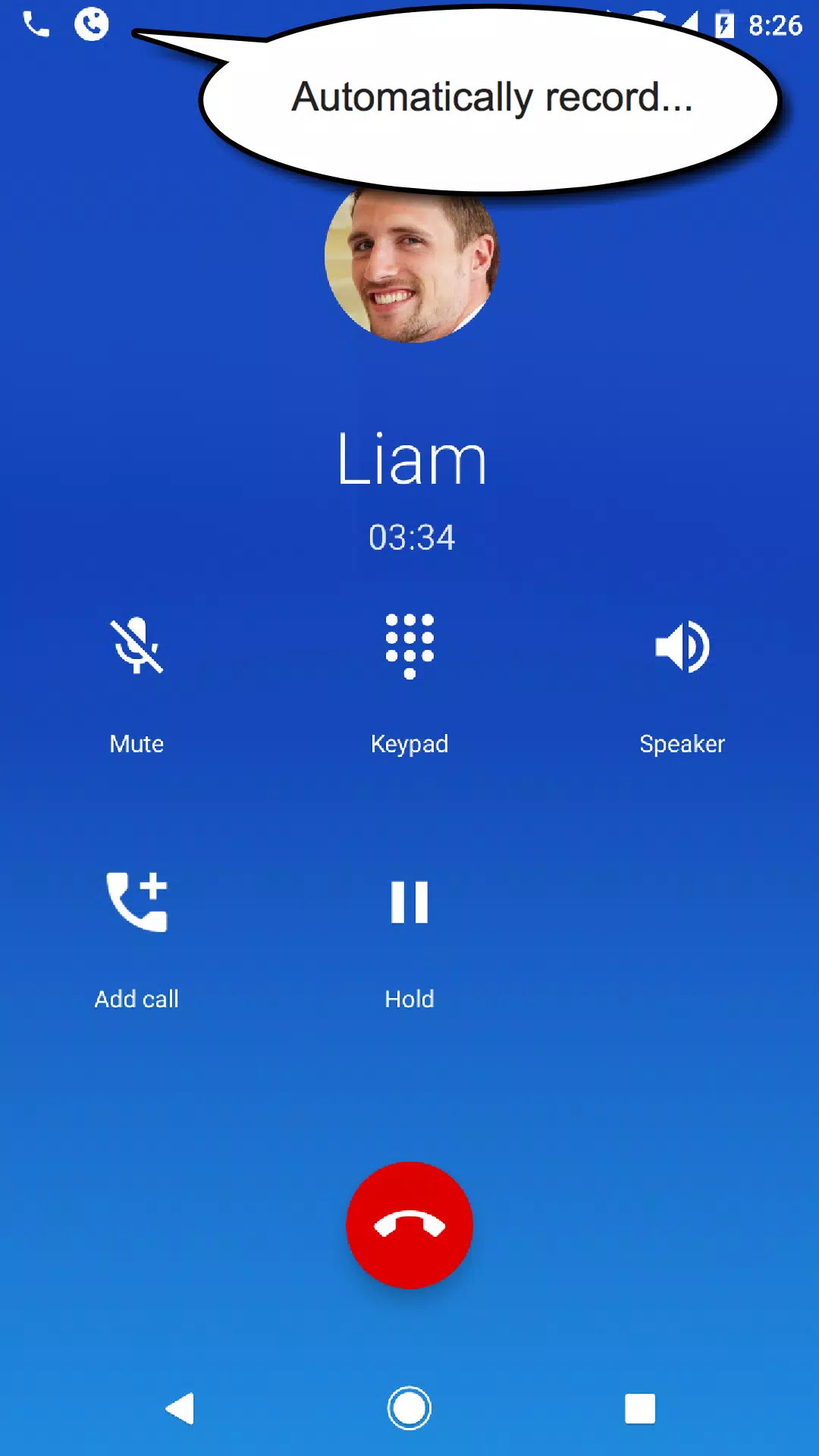 Call Recorder ภาพหน้าจอ 1