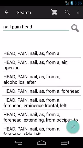 Homoeopathic Repertorium スクリーンショット 3