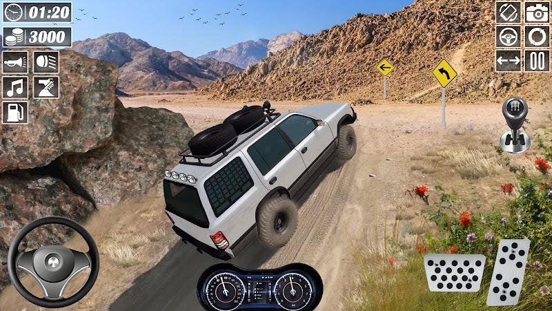 Offroad Jeep Simulator Game Tangkapan skrin 0