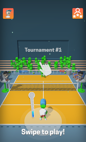 lawn tennis games - 3D offline Zrzut ekranu 3