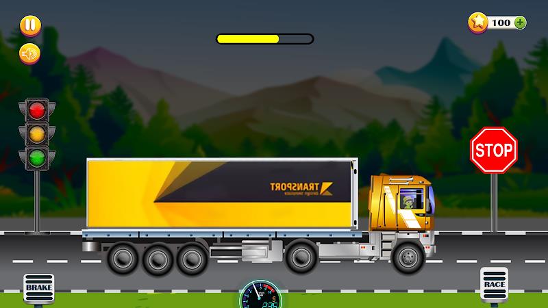 Cargo Truck Driving-Truck Game Capture d'écran 0