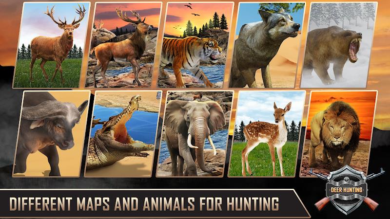 Deer Hunting Simulator Games Captura de tela 1