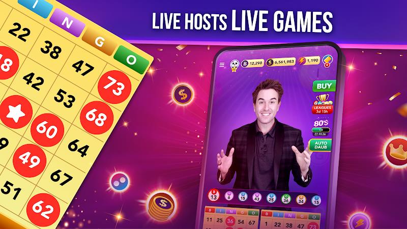 Live Play Bingo: Real Hosts Ảnh chụp màn hình 1