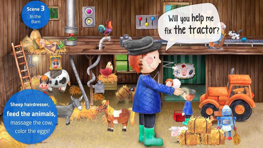 Toddler's App: Farm Animals Screenshot 3