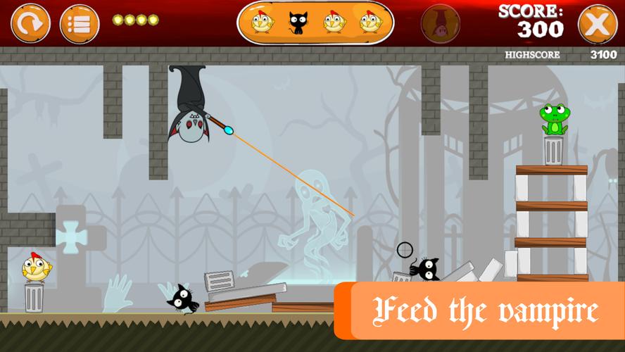 Mr Vampire - Physics Puzzle 스크린샷 1