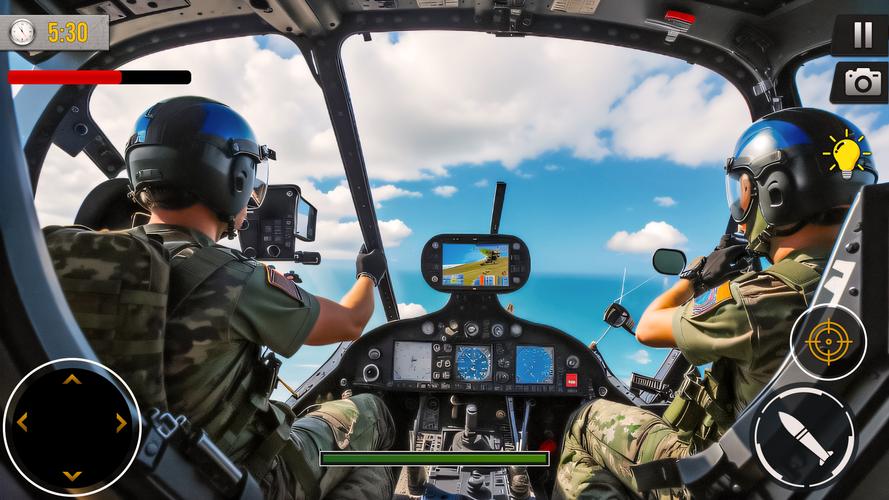 Gunship Battle Offline Game Ảnh chụp màn hình 1