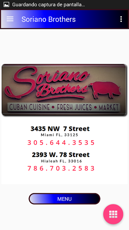 Soriano Brothers Cuban Cuisine Скриншот 0