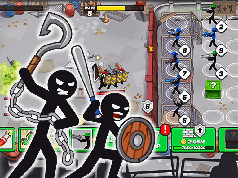 Stickman Defenders: Stick War应用截图第3张