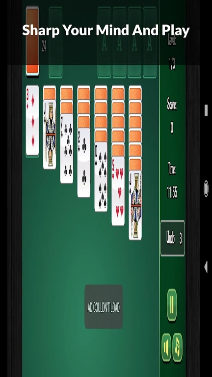 CLASSIC SOLITAIRE GAME -SIMPLE SOLITAIRE GAME EVER Screenshot 1