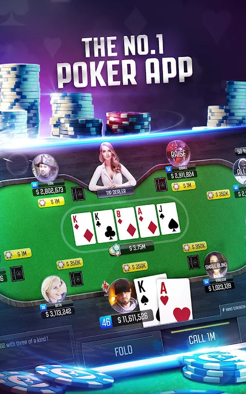 Poker Online: Texas Holdem Card Game Live FREE Screenshot 1