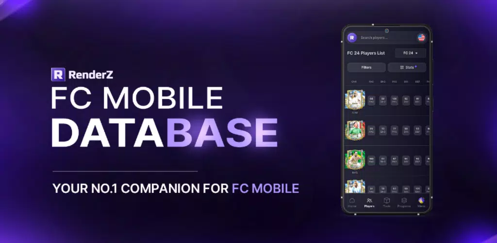 RenderZ: FC Mobile 24 Database スクリーンショット 0