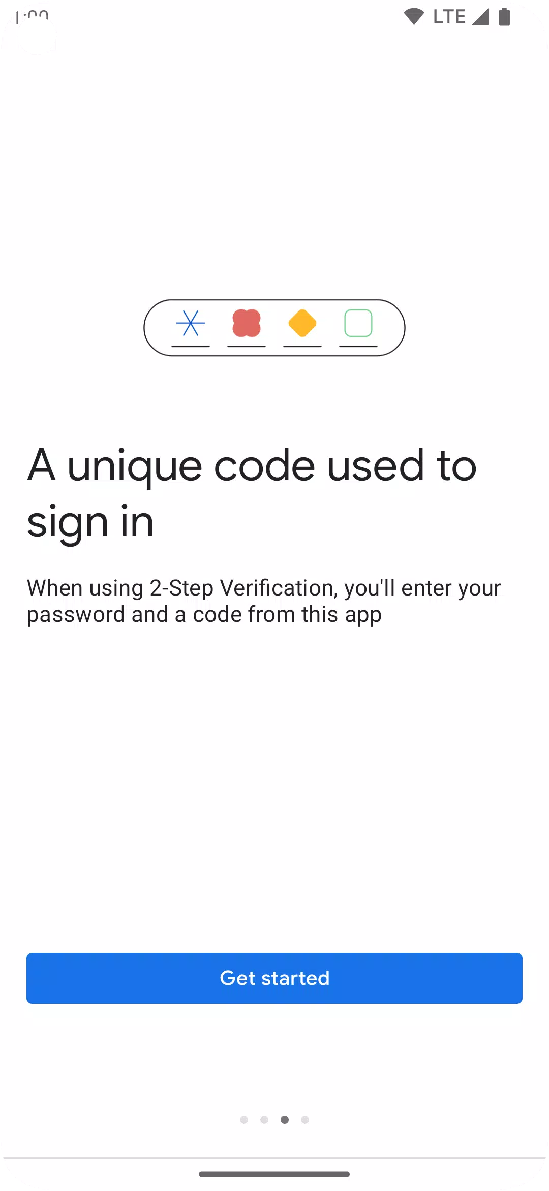 Google Authenticator ဖန်သားပြင်ဓာတ်ပုံ 2