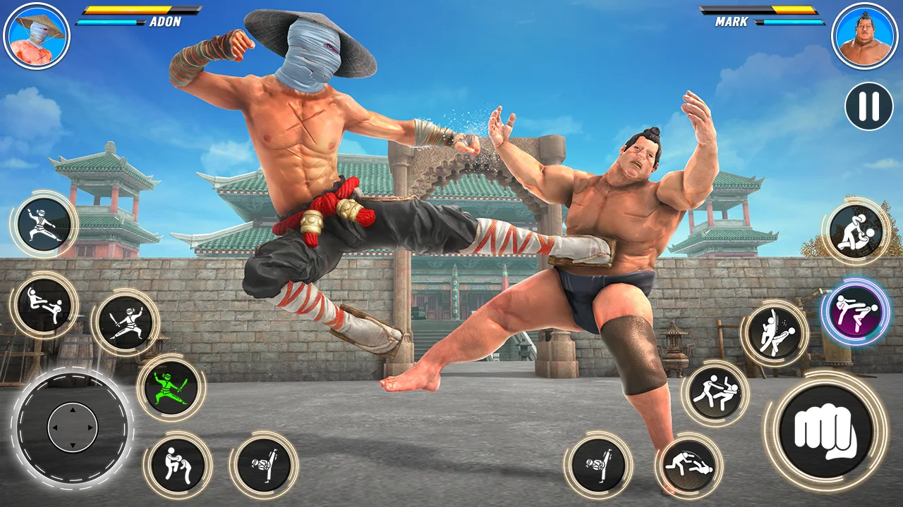 Kung Fu Games - Fighting Games Tangkapan skrin 2