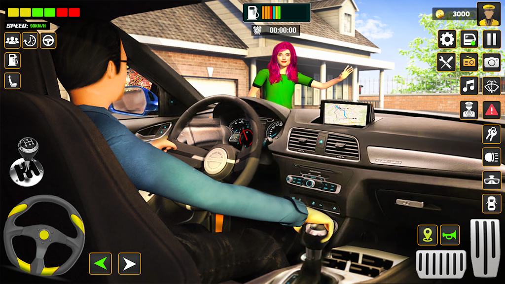 City Cab Driver Car Taxi Games Captura de tela 0