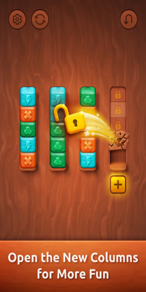 Colorwood Sort Puzzle Game Mod Schermafbeelding 2