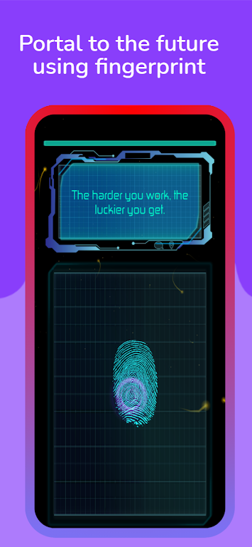 Real Fingerprint Fortune Test Captura de pantalla 1