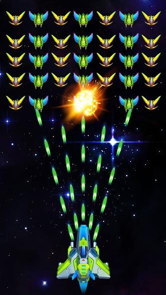 Galaxy Invader: Alien Shooting Mod Ekran Görüntüsü 0