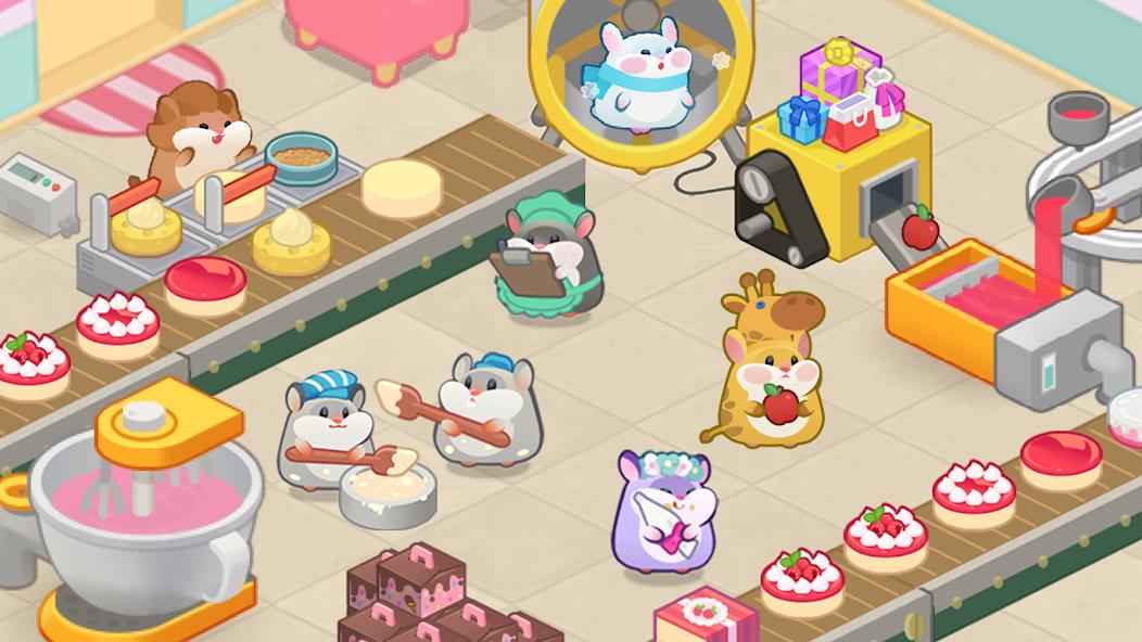 Hamster cake factory Mod स्क्रीनशॉट 2