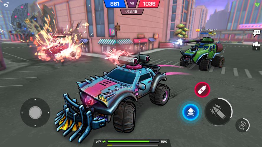 Battle Cars Captura de pantalla 2