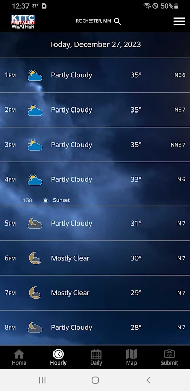KTTC First Alert Weather ဖန်သားပြင်ဓာတ်ပုံ 1