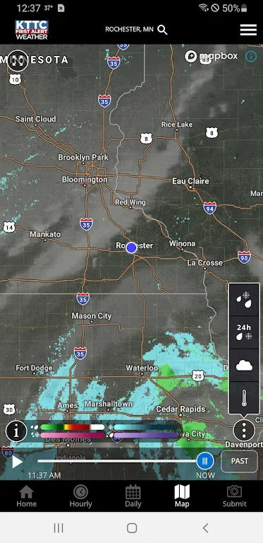 KTTC First Alert Weather ဖန်သားပြင်ဓာတ်ပုံ 3