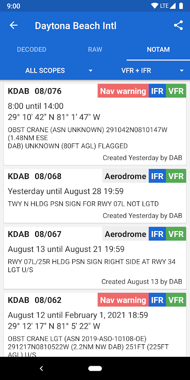 Avia Weather – METAR & TAF Mod應用截圖第3張