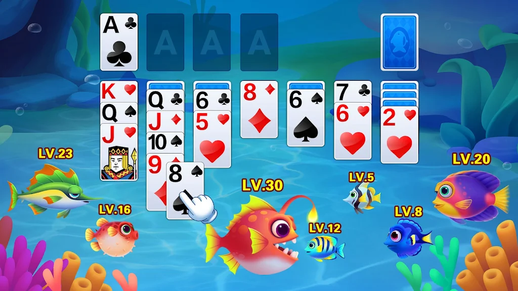 Solitaire Fish 2024 Tangkapan skrin 2